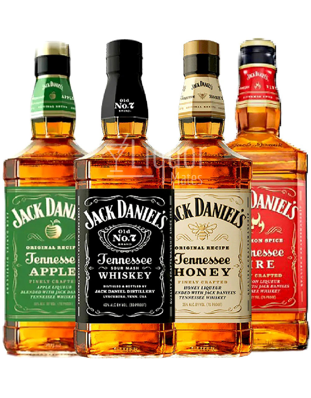 Jack Daniel's Whiskey Bundle 4 Pack – Liquor Mates